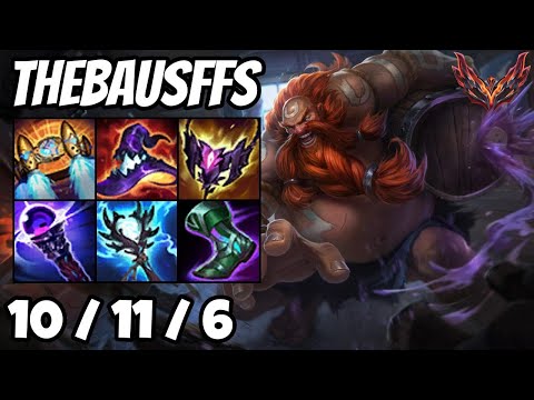 Thebausffs Gragas Top vs Irelia 26/10/2025