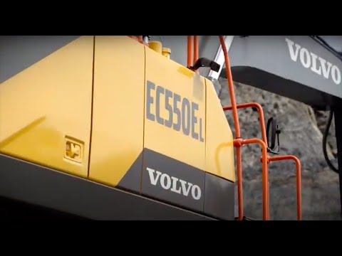 Volvo EC550E excavator comes to Asia