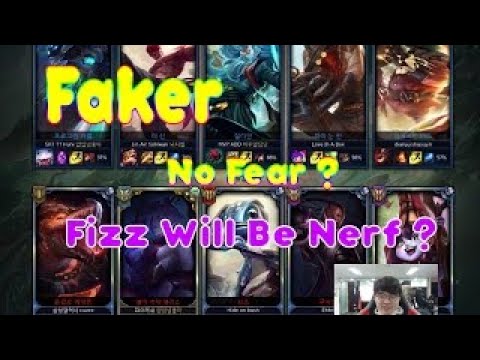 Faker destroy Huni ( Camile ) team with Fizz | Faker live stream | Faker funny game | LO