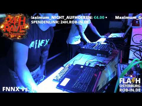 FNNX vs  PEPE vs  BADZ @ FLASH CLUB OSTERBURG - 24H RAVE LIVESTREAM