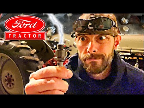Ford 8N Tractor ⚡️ Installing Spark Plugs and Wires