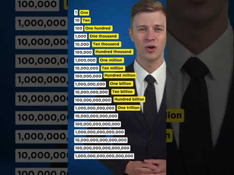 One hundred thousand million. #english #education #grammar #englishtips