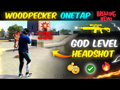 1 Goli 1 kill with woodpecker🤯|This Weapon Makes Me Headshot Machine🔥⚡|Squad v Squad#freefire#shorts