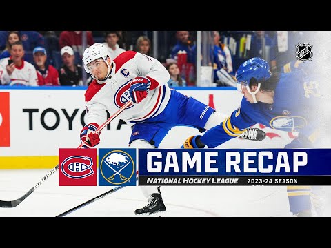 Canadiens @ Sabres 10/23 | NHL Highlights 2023