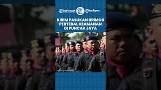 Puluhan Personel Brimob Polda Papua Dikirim ke Puncak Jaya Pasca-penembakan oleh KKB