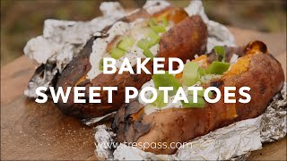 How to Make Baked Sweet Potatoes | Campfire Cooking