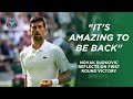 Novak Djokovic opens up about his Wimbledon nerves and the tricky round 1 rain delay situation
