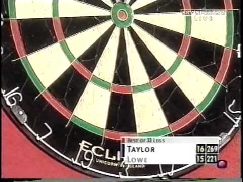 John Lowe vs Phil Taylor - 2002 World Matchplay Semi Finals Part 11