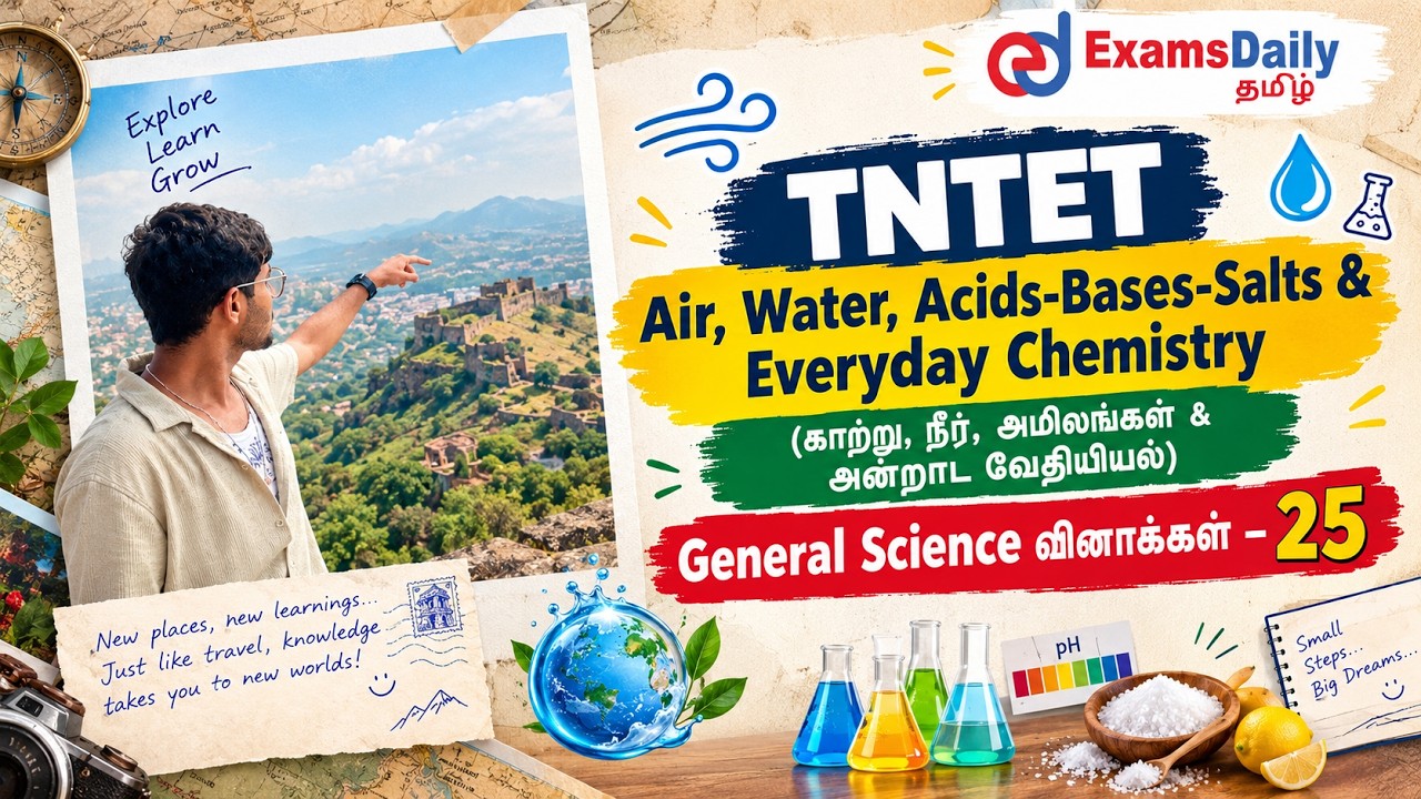 TNTET-Air,Water,AcidsBases-Salts&Everyday Che(காற்று,நீர்,அமிலங்கள்&அன்றாடவேதிய?