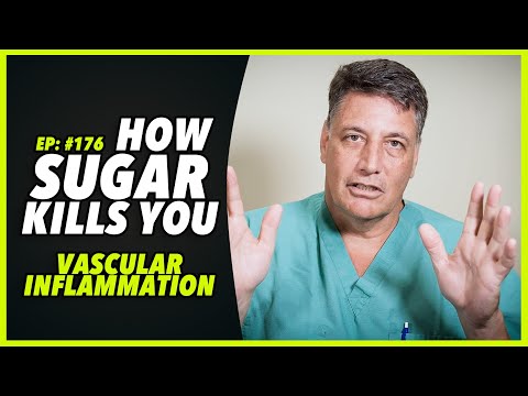 Ep:176 HOW SUGAR KILLS YOU - VASCULAR INFLAMMATION. A MUST WATCH VIDEO - by Robert Cywes