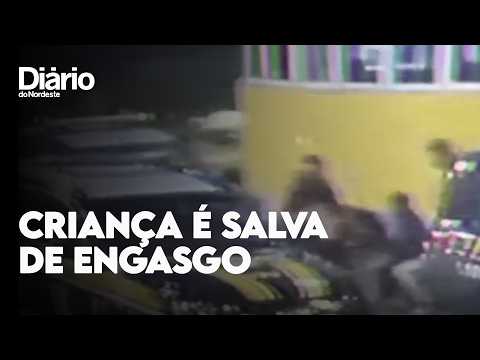 Criança de 1 ano é salva de engasgo por equipe da PRF em Itaitinga
