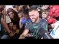 UK FANS LOVE LOMA! VASYL LOMACHENKO SHOWN MAD LOVE- MOBBED BY UK BOXING FANS AHEAD OF CAMPBELL FIGHT