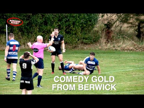 WE JUST LOVE THE BERWICK RUGBY CLUB ANNOUNCER AT SCREMERSTON - COMEDY GOLD!