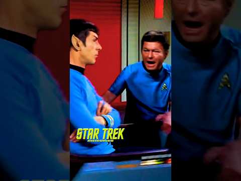 The ONLY time Spock ever called Dr. McCoy "Bones" - STAR TREK #startrek #space #spock
