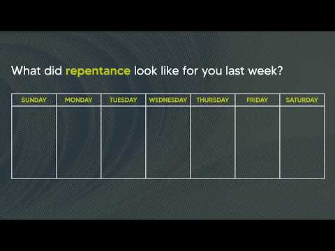 Repentance