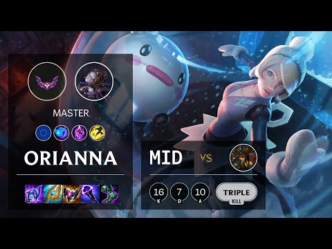 Orianna Mid vs Cassiopeia - EUW Master Patch 12.5