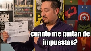 Cuanto me quitan de impuestos cuando trabajo en Estados Unidos