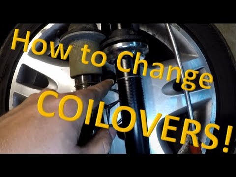 W211 DIY | Changing the Front Coilover Struts!