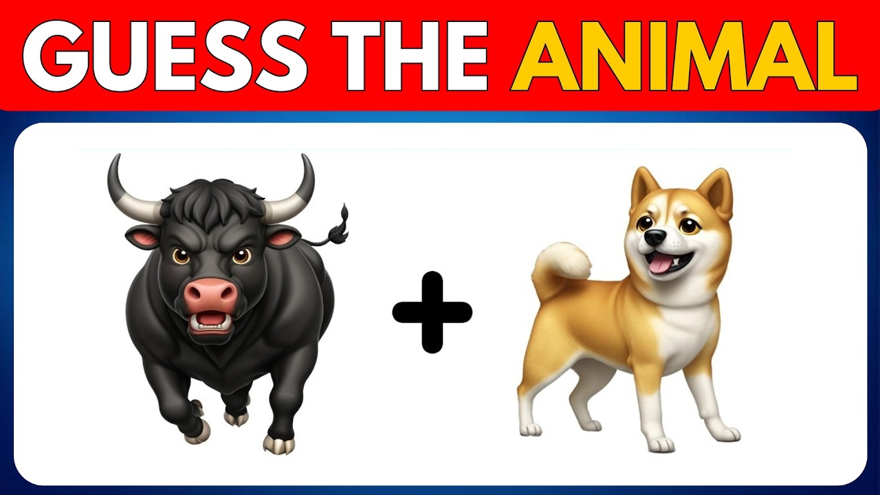 Guess The Animal By Emoji 🦁🤔 | Animal Emoji Quiz | Brainbuzz