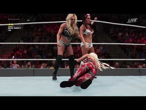 Charlotte Flair v. Brie Bella v. Maryse - Royal Rumble