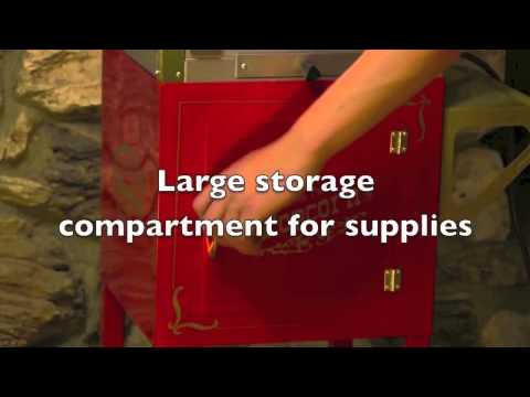 SMART Worldwide - SMART 59“ (150 cm) Old Fashioned Movie Time Popcorn Cart