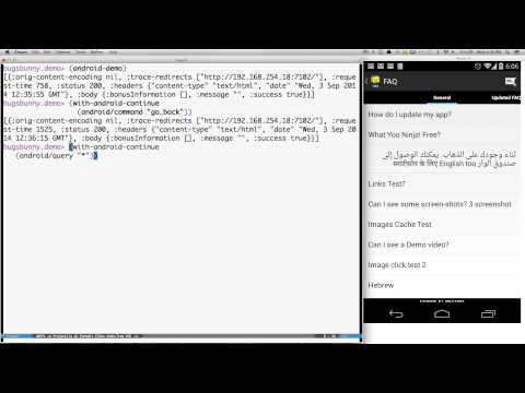 Android automation demo using calabash-clj