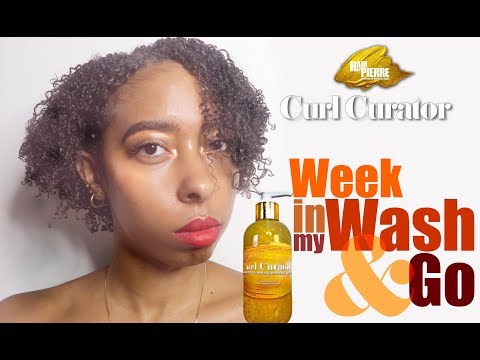 Week in My Wash & Go | Curl Curator Gel Review | HairByPierre Video