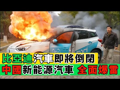 Thumbnail for 出大事了！比亞迪即將爆雷！股價暴跌、4S店大面積倒閉、員工集體辭職！中國電動車產業鏈，即將崩潰！｜Reaction Video