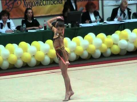 Yana Kortezova  Rope Final Bulgarian Championship 2011