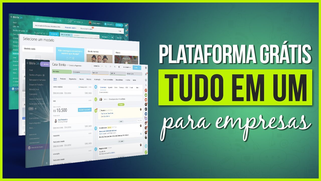 Plataforma TUDO EM UM para Gestão de Empresas - Bitrix24 | CRM Grátis, Automação e Vendas!