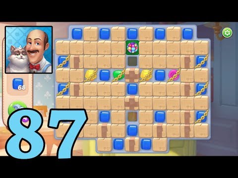 [Gameplay] Homescapes - Level 87 (No Boosters)