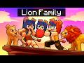 Having A LION FAMILY In Minecraft