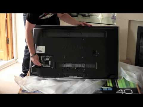 Samsung 40 Inches LCD 3D TV Unboxing & Overview