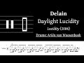 Delain Daylight Lucidity Drum Sheet Music Transcription