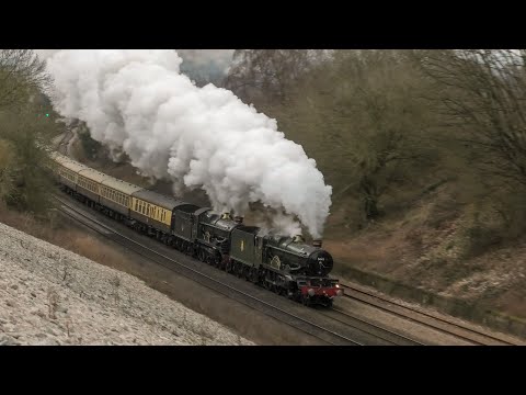 GWR 5043 & 7029 Thunder Over Hatton Bank At 62mph !