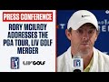 Rory McIlroy Addresses The PGA Tour, LIV Golf Merger | CBS Sports