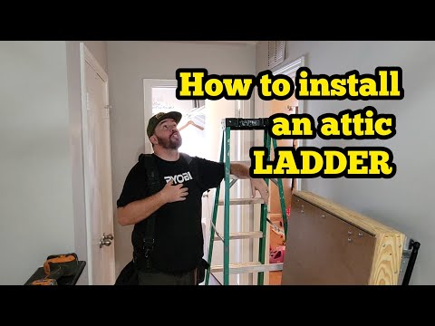How to install an attic ladder by yourself!