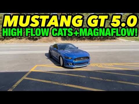 2017 Ford Mustang GT 5.0L V8 DUAL EXHAUST w/ MAGNAFLOW MAGNAPACKS!