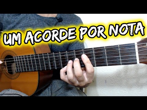 Um Acorde por Nota - Como Harmonizar Uma Melodia/Música - Aula de Harmonia Funcional/Violão