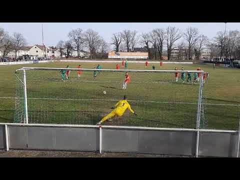 FC Olympia Kirrlach - VfR Mannheim / Das 0:1 durch Ali Ibrahimaj