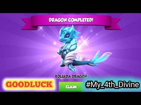 I got Koliada Dragon. Divine Party:Frozen Hearts Lvl.5 || Goodluck.[Dragon Mania Legends]