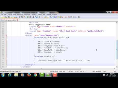 Javascript Object Oriented Programming Getters And Constructor