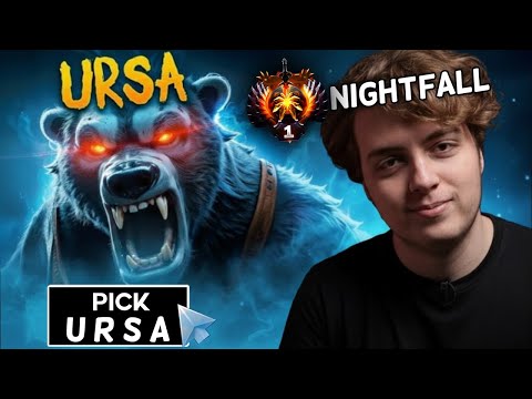 Nightfall Shows PERFECT URSA Gameplay | Dota 2 Rank 1 Guide 🔥