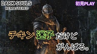 [DARK SOULS]＃1 初見  チキン迷子女のダークソウル［不死院のデーモン 牛頭のデーモン］