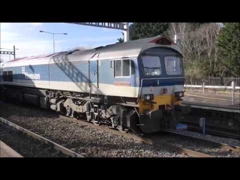 Freight trains at Swindon 31st January 2018