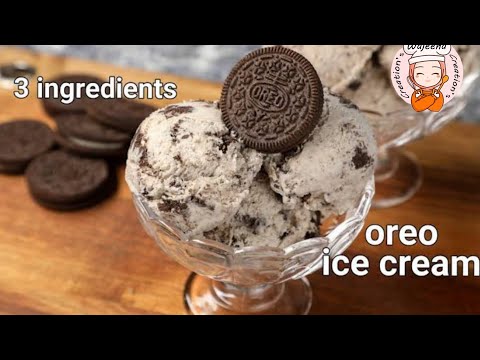 Home made Oreo ice cream | Oreo Oreo ice cream |by wajeeha Creation's