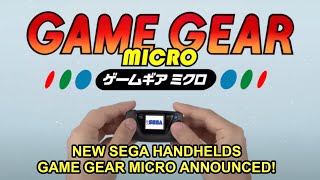 Sega Handhelds: Game Gear Micro Details (What Is Sega Thinking?)
