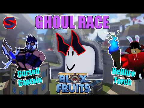 How To Get GHOUL RACE in Blox Fruits FAST! 2024