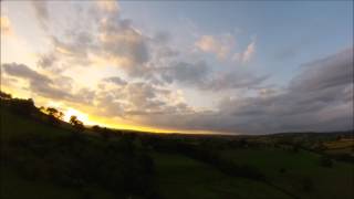 preview picture of video 'Hot air balloon flight Carmarthenshire June 2014'