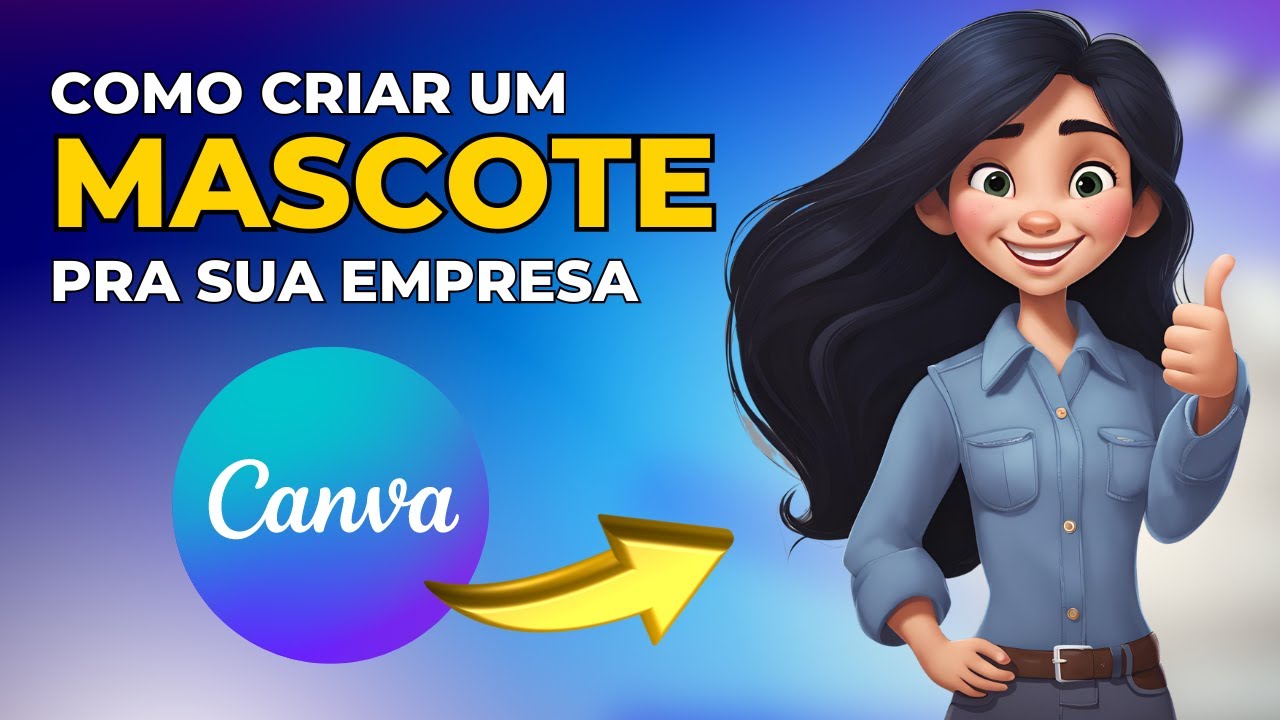 Como criar um MASCOTE PARA SUA EMPRESA no Canva [GRÁTIS]